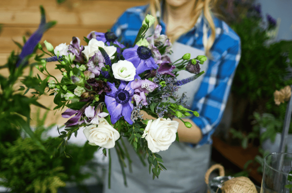 sympathy floral arrangement